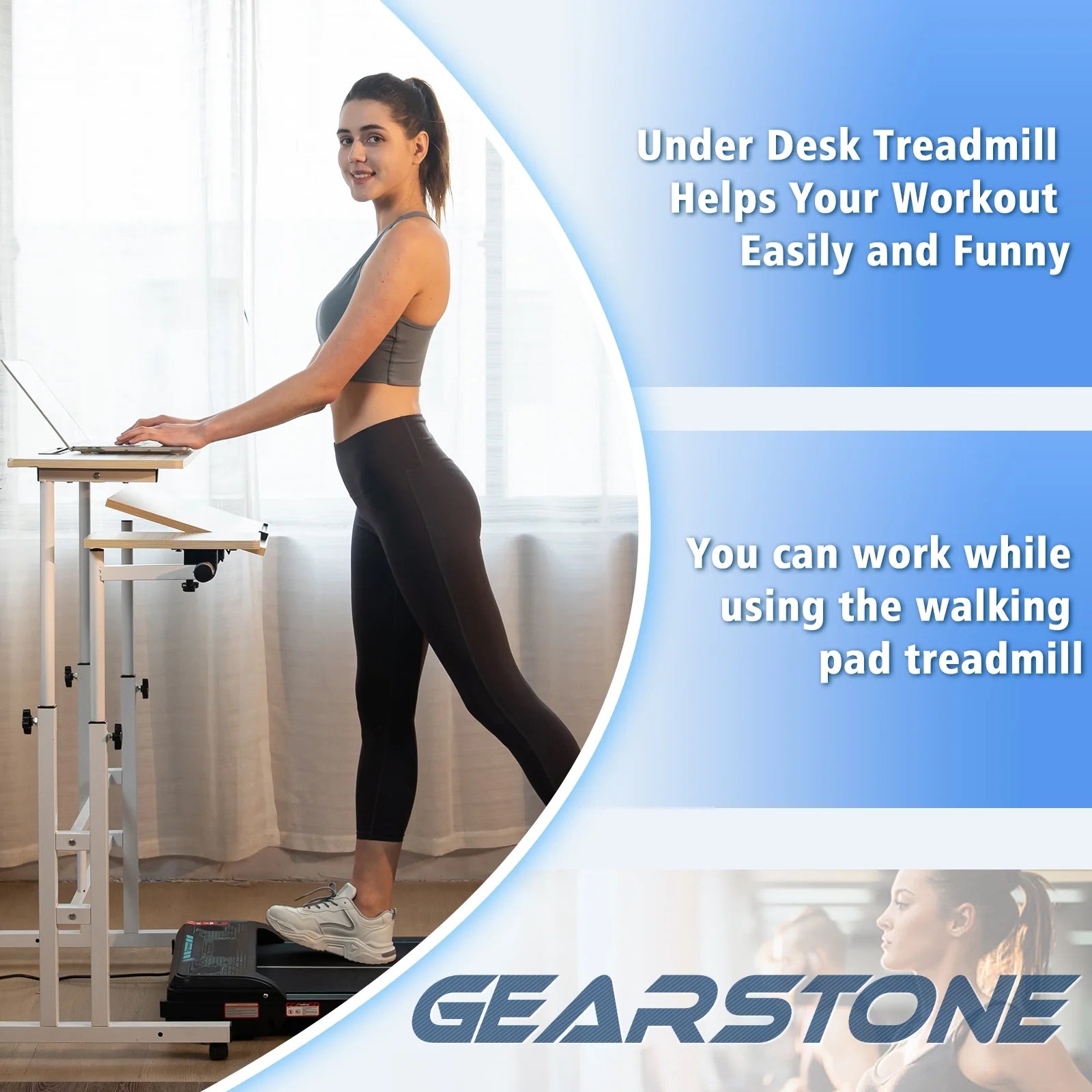 CS-WP6 Walking Treadmill (Under Desk)