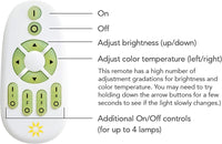 Daybright Light Therapy Lamp Full Spectrum, 10,000 LUX, Uv-Free, Full Size, Adjustable Light, Happy Light, Sun Lamp, Sunlight Lamp for Daylight Feelings - Crafted from Solid Wood
