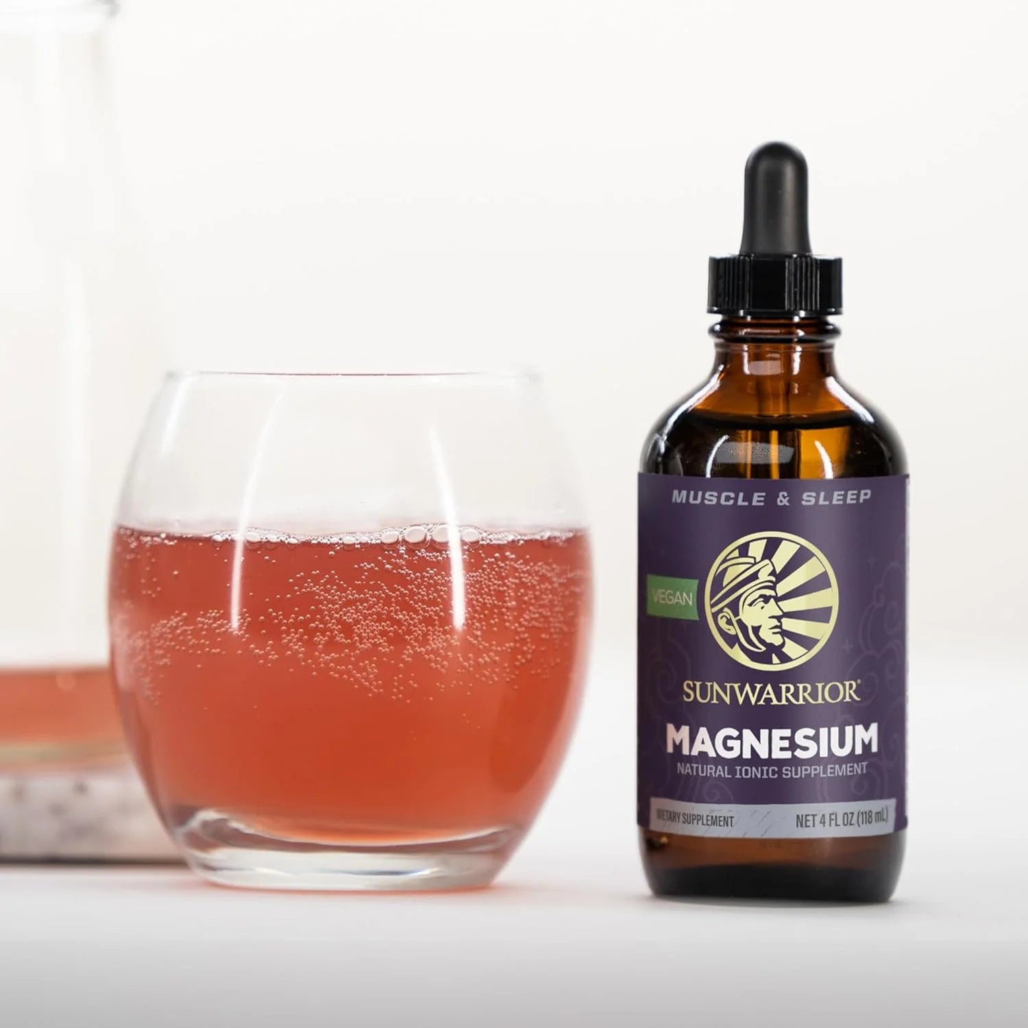 Sunwarrior- Magnesium Natural Ionic Supplement Liquid 4 Oz Dietary Supplement
