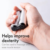 Roller - Handheld Fidget Toy for Adults | Help Relieve Stress, Anxiety, Tension | Promotes Focus, Clarity | Compact, Portable Design (Full Size/Aluminum, Grey)