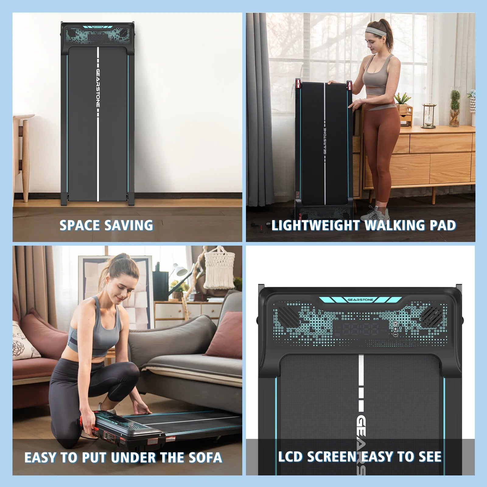under Desk CS-WP6 Walking Treadmill