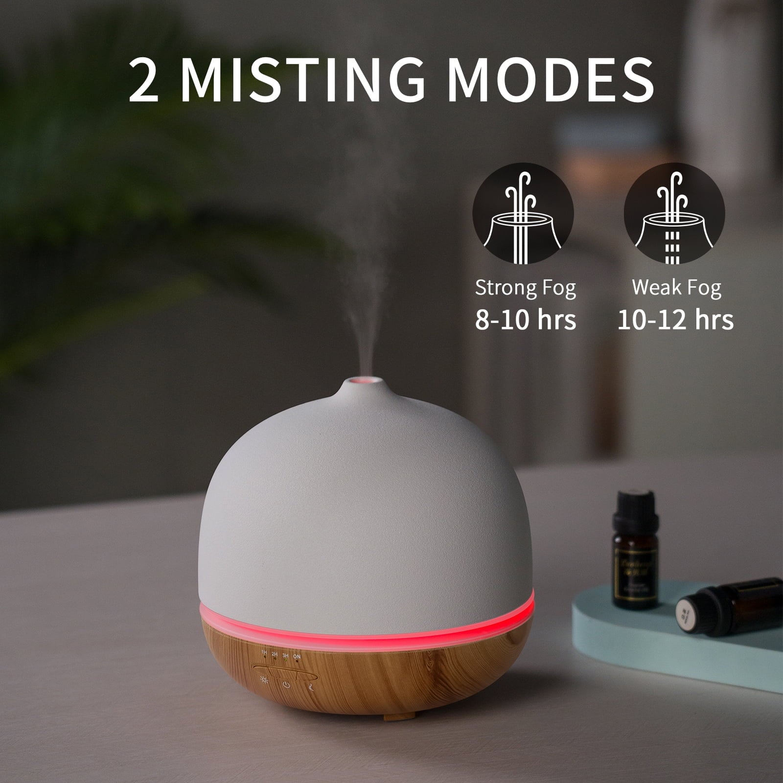 500Ml Essential Oil Diffuser, Ceramic Diffusers for Essential Oils